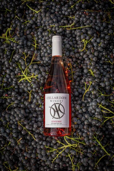 Introducing our 2023 Estate Rosé: A vibrant blend of cold-hardy Marquette, Frontenac Blanc, Frontenac Gris, and L'Acadie Blanc grapes, crafted with delicate skin contact for a stunning pink hue and bright, refreshing flavors. 